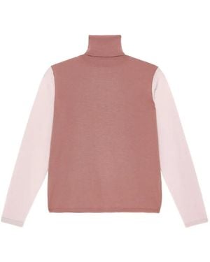 Maliparmi Colors Of The World Embroidered Roll-Neck Sweater - Pink