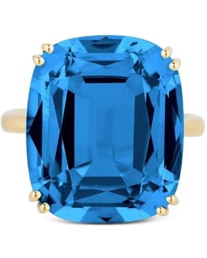 Goshwara Topaz Cocktail Ring - Blue