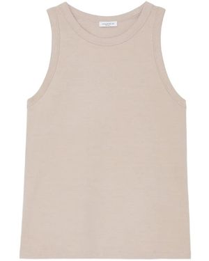 Lafayette 148 New York Crew-Neck Tank Top - Natural