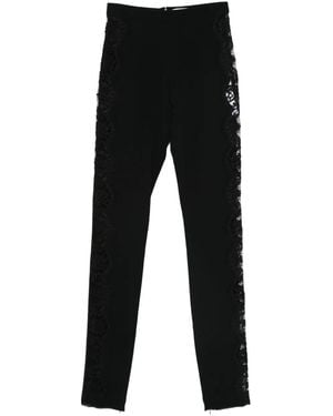 Stella McCartney Lace-Detail Leggings - Black