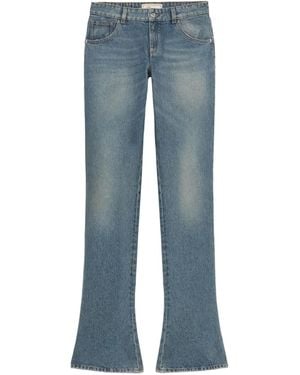 Blumarine Vaqueros acampanados bordados - Azul