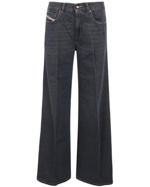 DIESEL Wide-Leg Jeans - Blue