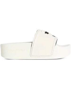 Karl Lagerfeld Ikon Kondo プールサンダル - ホワイト