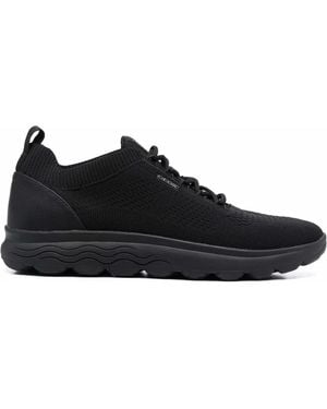 Geox Spherica Lo-Top Trainers - Black