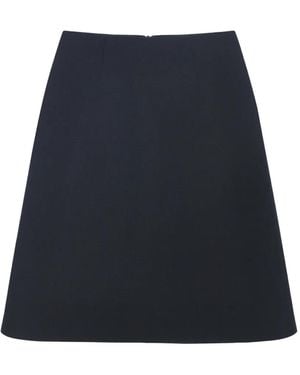 ShuShu/Tong A-Line Midi Skirt - Blue