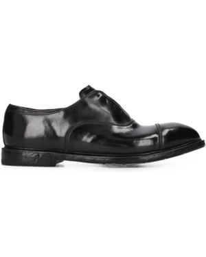 Premiata Cordovan Leather Oxford Shoes - Black