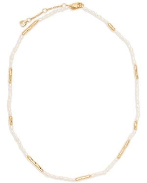 Astrid & Miyu Molten Necklace - White