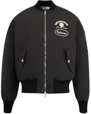 Market Handyman Reversible Zip-Fastening Bomber Jacket - Black