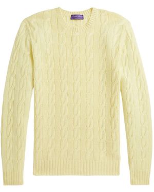 Ralph Lauren Cable-Knit Sweater - Yellow