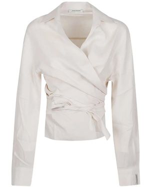 hinnominate Wrap Shirt - White