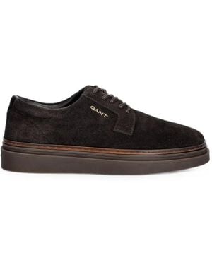 GANT Suede Lace-Up Trainers - Black