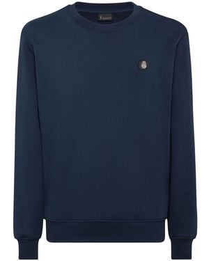 Billionaire Logo Patch Sweatshirt - Blue