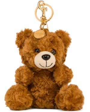 Moschino Teddy-Bear Keyring - Brown