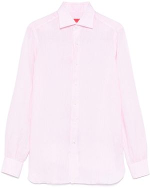 Isaia Linen Shirt - Pink