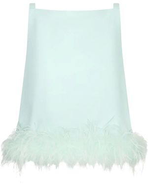 Liu Jo Feather-Trim Blouse - Green