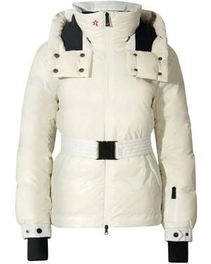 Perfect Moment Belted Hooded Jacket - Natural