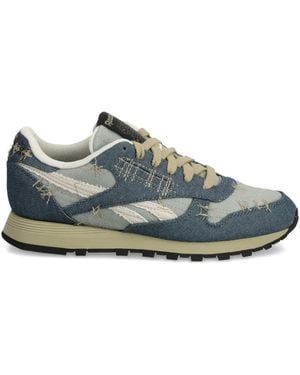 Reebok Frayed Sneakers - Blue