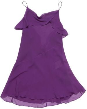 Acne Studios Silk Dress - Purple