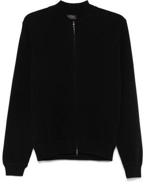 Dell'Oglio Cardigan En Maille Fine - Noir