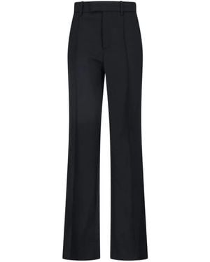 Nili Lotan Pressed-Crease Tailored Trousers - Black