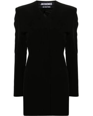 Jacquemus La Robe Cubo Blazer Dress - Women's - Polyamide/viscose - Black