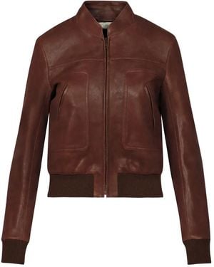 The Row Pocket Zip-Up Jacket - Brown