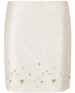 Chloé Cut-Out Mini Skirt - White