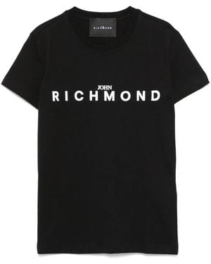 John Richmond ロゴ Tシャツ - ブラック
