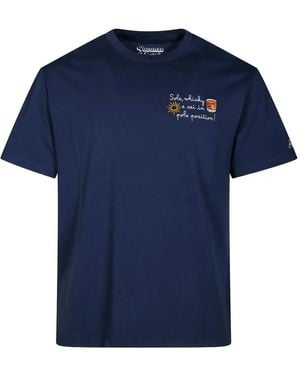 Mc2 Saint Barth Embroidered T-shirt - ブルー