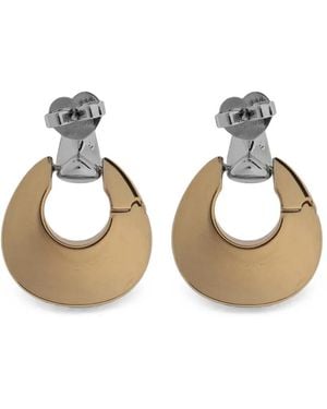 Kate Spade Two-Tone Pendant Earrings - Metallic