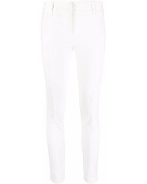 Patrizia Pepe High-Waist Trousers - White