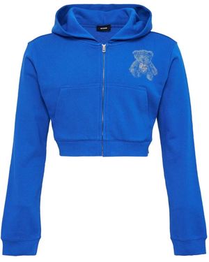 we11done Sudadera Teddy Bear con capucha - Azul