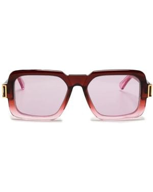 Marni Zamalek Square-Frame Sunglasses - Purple