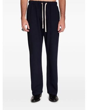 Les Tien Piqué Trousers - Blue