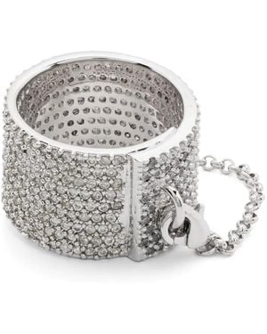 Eddie Borgo Pavé Safety Chain リング - ホワイト