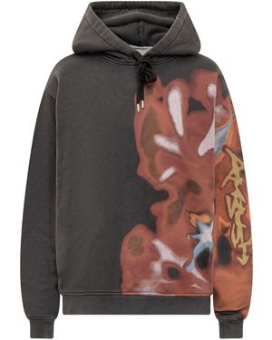 Ambush Printed Hoodie - Black