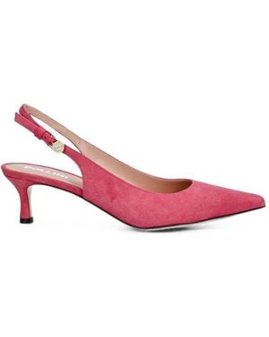 Pollini Spitze Slingback-Pumps - Pink