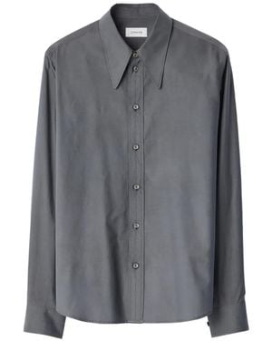 Lemaire Pointed-Collar Shirt - Gray