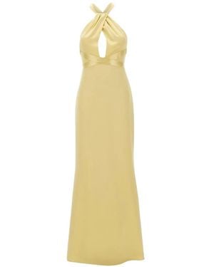 retroféte Magnolia Open-Back Dress - Metallic