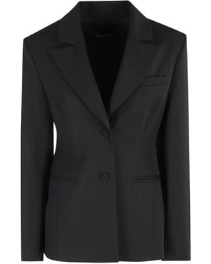 FEDERICA TOSI Single-Breasted Paralume Jacket - Black