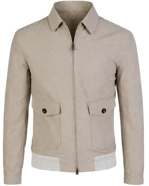 Kiton Flap-Pocket Jacket - Gray