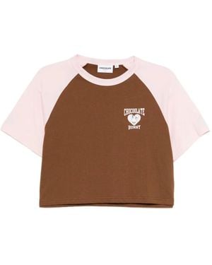 Chocoolate Graphic-Printed T-Shirt - Brown
