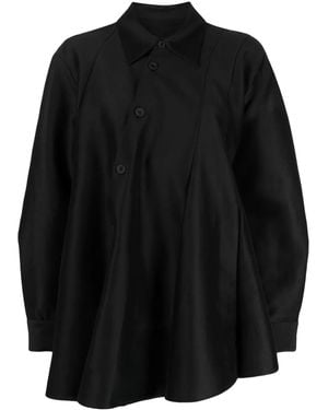 JNBY Asymmetric A-Line Shirt - Black