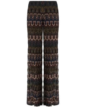 Missoni Patterned Trousers - Black