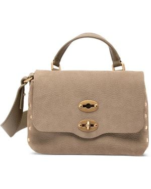 Zanellato Postina Handtasche Mit Nieten - Mettallic