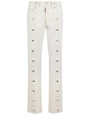 DSquared² Jean Bull American - White