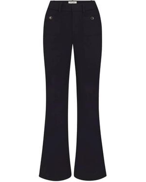 FRAME Flare Shrunken Pocket Pants - Blue