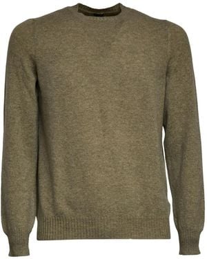 Fedeli Argentina Crew-Neck Jumper - Green
