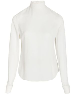 Giambattista Valli Blouse En Soie - Blanc