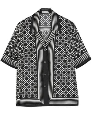 Jonathan Simkhai Koda Satin Shirt - Black
